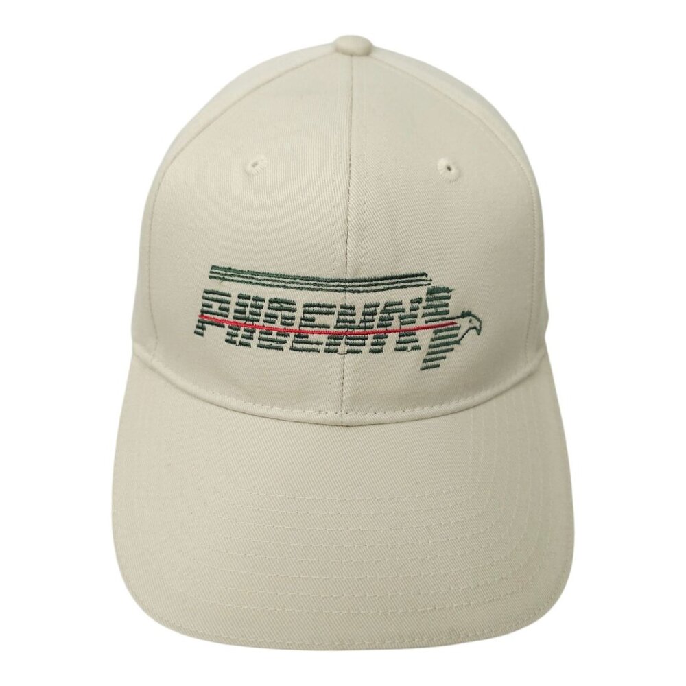Phoenix Embroidered Logo Strap Cap Trucker Baseball Hat Sandwich Brim Khaki